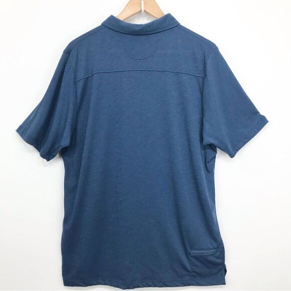 Outdoor Research Blue Quarter Zip Lightweight Performance Dri Release Polo Shirt - Picture 8 of 16